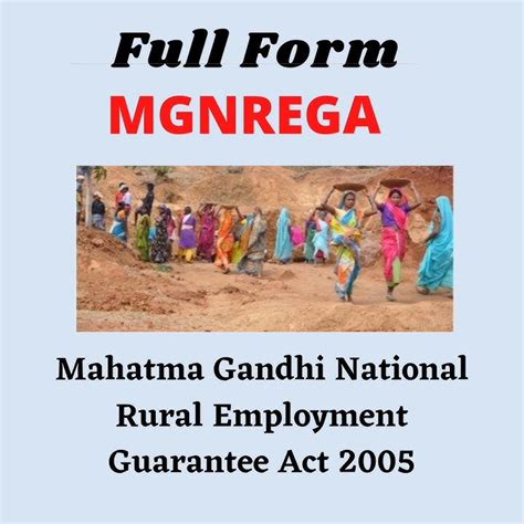 full form of mgnrega